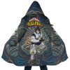 Trippy Engine Ida Tenya My Hero Academia AOP Hooded Cloak Coat MAIN Mockup - My Hero Academia Merch