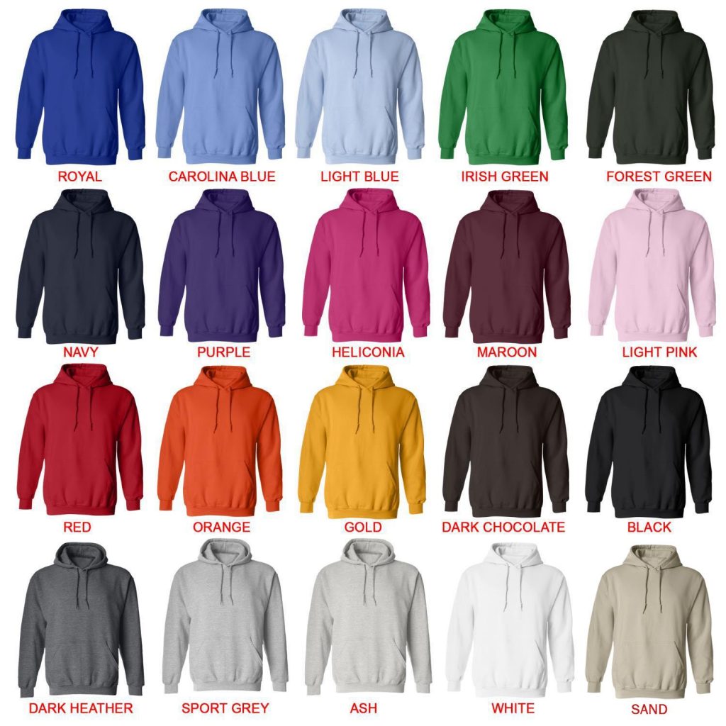 hoodie color chart - My Hero Academia Merch